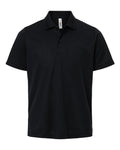 CORE365 CE108Y — Youth Nova Performance Pique Polo — Black