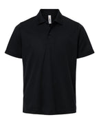CORE365 CE108Y — Youth Nova Performance Pique Polo — Black