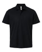 CORE365 CE108Y — Youth Nova Performance Pique Polo — Black