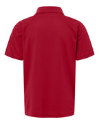 CORE365 CE108Y — Youth Nova Performance Pique Polo — Classic Red (flat)