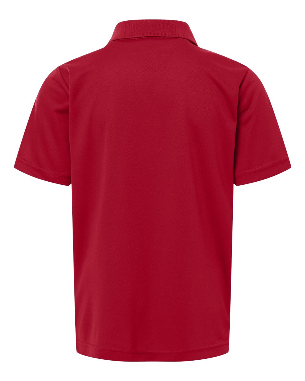 CORE365 CE108Y — Youth Nova Performance Pique Polo — Classic Red (flat)
