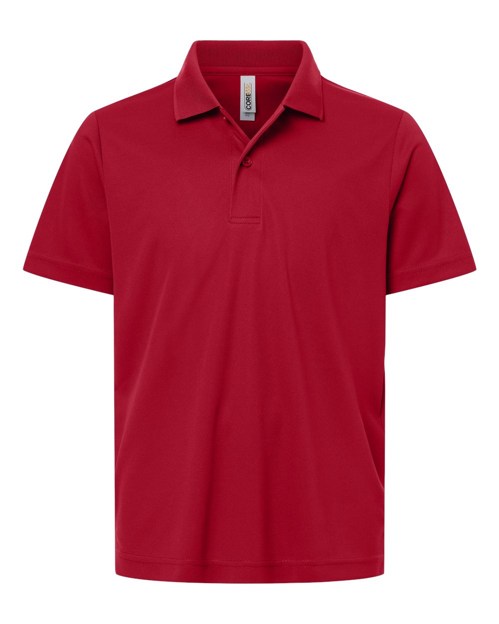 CORE365 CE108Y — Youth Nova Performance Pique Polo — Classic Red
