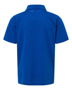 CORE365 CE108Y — Youth Nova Performance Pique Polo — True Royal (flat)