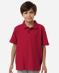 CORE365 CE106Y — Youth Resolve CVC Performance Pique Polo — Classic Red