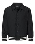 Shaka Wear SHCVBJ - Unisex Collared Varsity Jacket