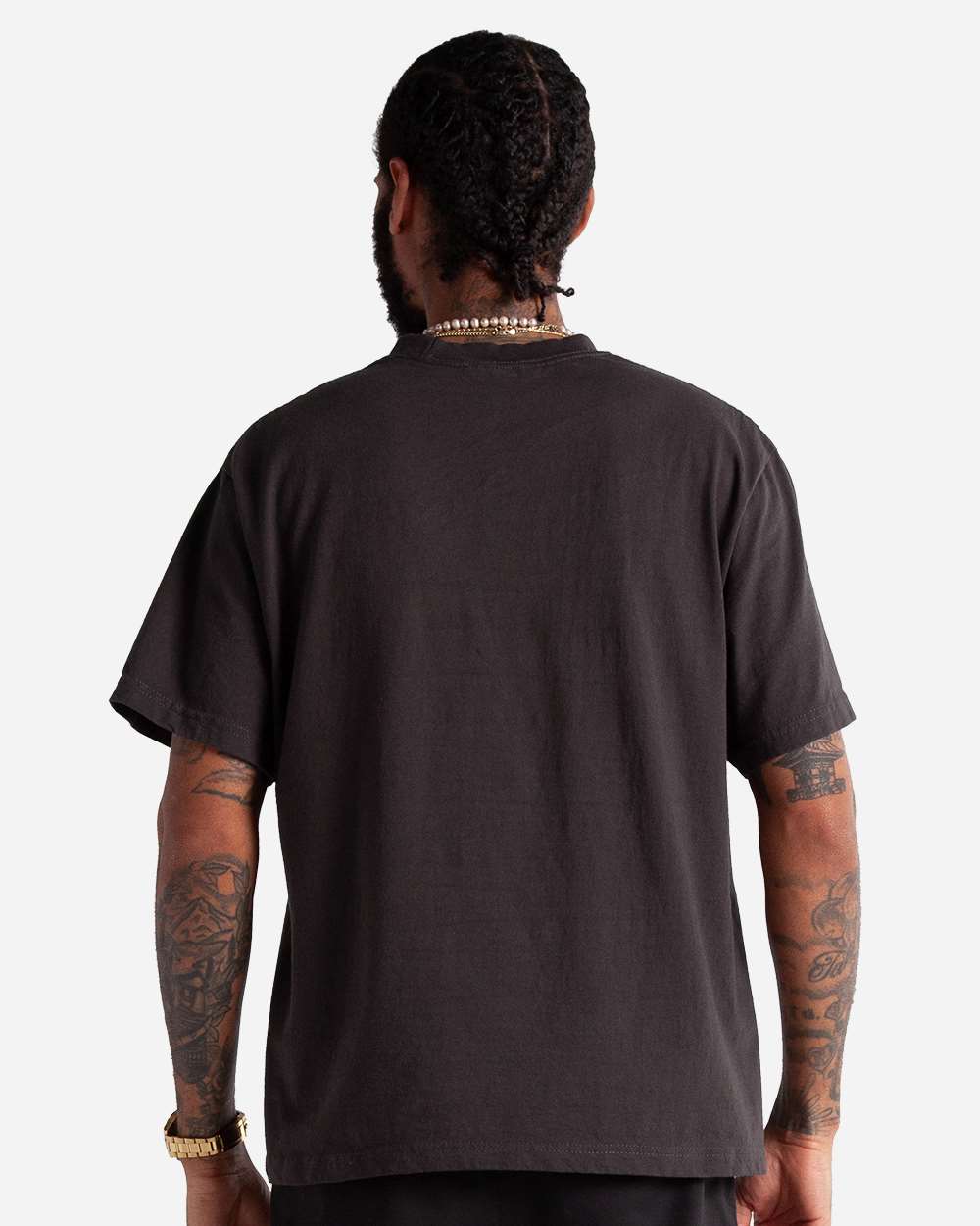 Shaka Wear SHMCS - Unisex Max Heavyweight Cropped Tee - Off Black