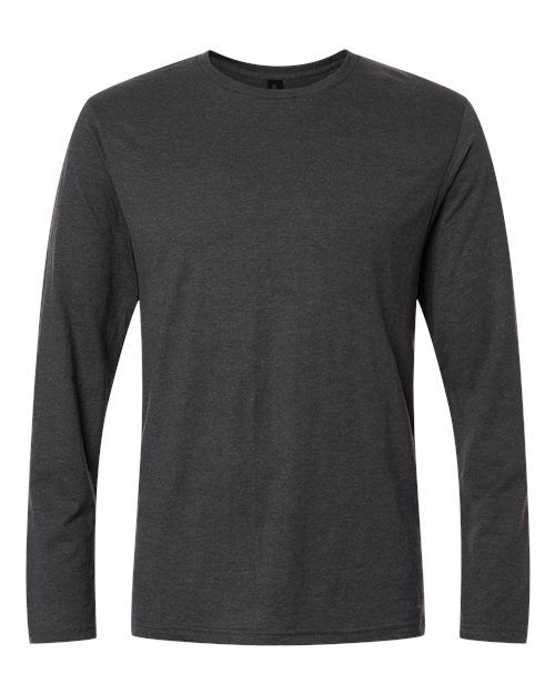 Gildan 64400 - Unisex Softstyle Long Sleeve T-Shirt - Heather Dark Grey