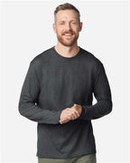 Gildan 64400 - Unisex Softstyle Long Sleeve T-Shirt - Heather Dark Grey