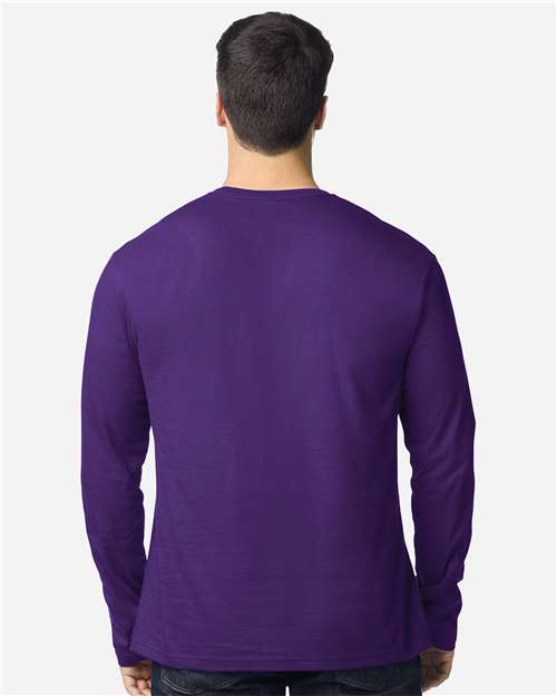 Gildan 64400 - Unisex Softstyle Long Sleeve T-Shirt - Purple