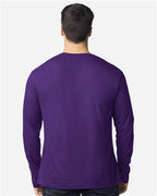 Gildan 64400 - Unisex Softstyle Long Sleeve T-Shirt - Purple