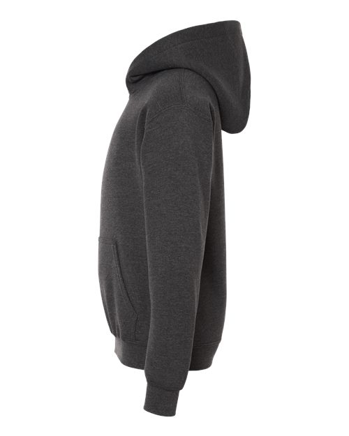 Gildan 18500B - Youth Heavy BlendTM Hooded Sweatshirt - Fan Charcoal Heather