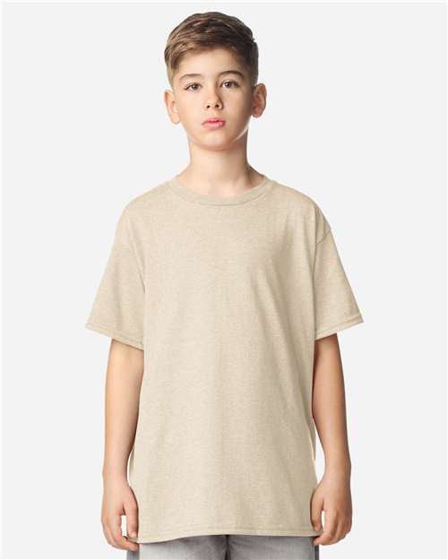 Gildan 64000B - Youth Softstyle T-Shirt - Heather Oatmeal