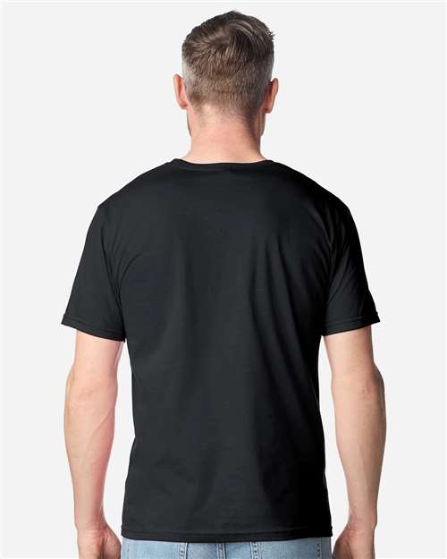 Gildan 64PLSMA - Unisex Softstyle Plasma Print T-Shirt - Black