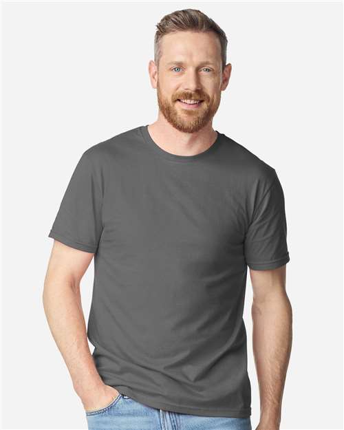 Gildan 64PLSMA - Unisex Softstyle Plasma Print T-Shirt - Charcoal
