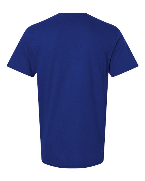 Gildan 64PLSMA - Unisex Softstyle Plasma Print T-Shirt - Fan Deep Royal