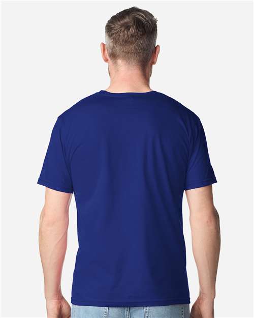 Gildan 64PLSMA - Unisex Softstyle Plasma Print T-Shirt - Fan Deep Royal