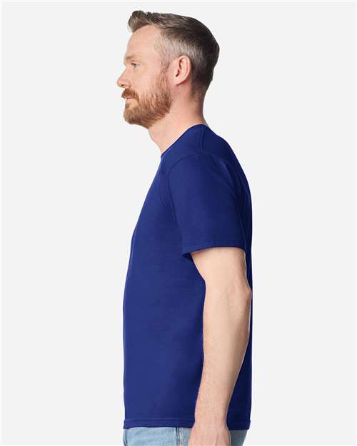 Gildan 64PLSMA - Unisex Softstyle Plasma Print T-Shirt - Fan Deep Royal