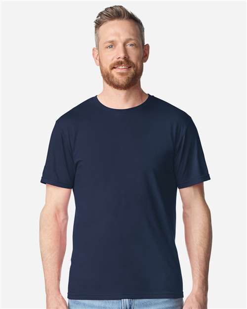 Gildan 64PLSMA - Unisex Softstyle Plasma Print T-Shirt - Navy