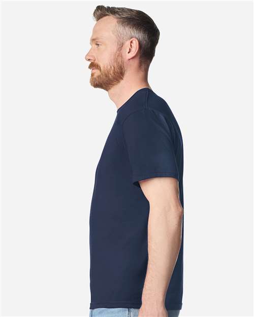 Gildan 64PLSMA - Unisex Softstyle Plasma Print T-Shirt - Navy