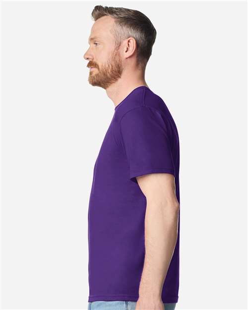 Gildan 64PLSMA - Unisex Softstyle Plasma Print T-Shirt - Purple