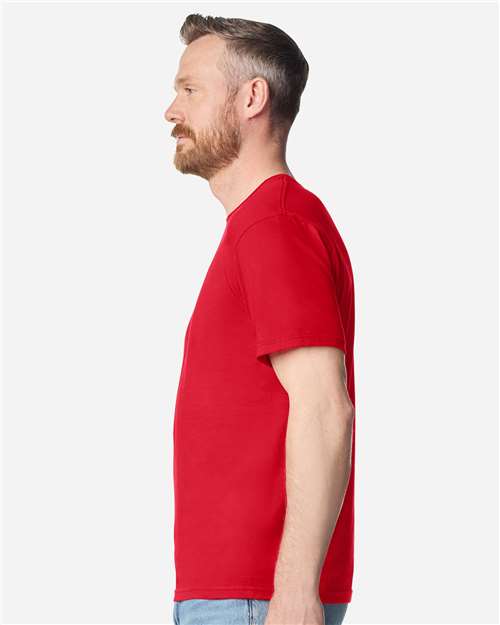 Gildan 64PLSMA - Unisex Softstyle Plasma Print T-Shirt - Red