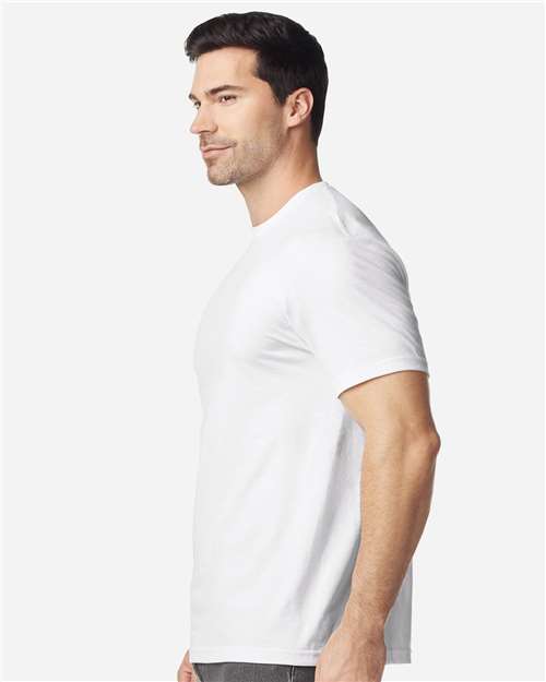 Gildan 64PLSMA - Unisex Softstyle Plasma Print T-Shirt - White