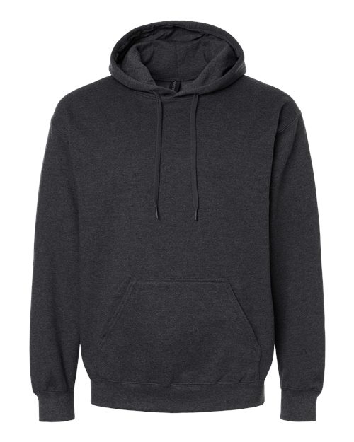 Gildan SF500 - Unisex Softstyle Midweight Hooded Sweatshirt - Heather Black