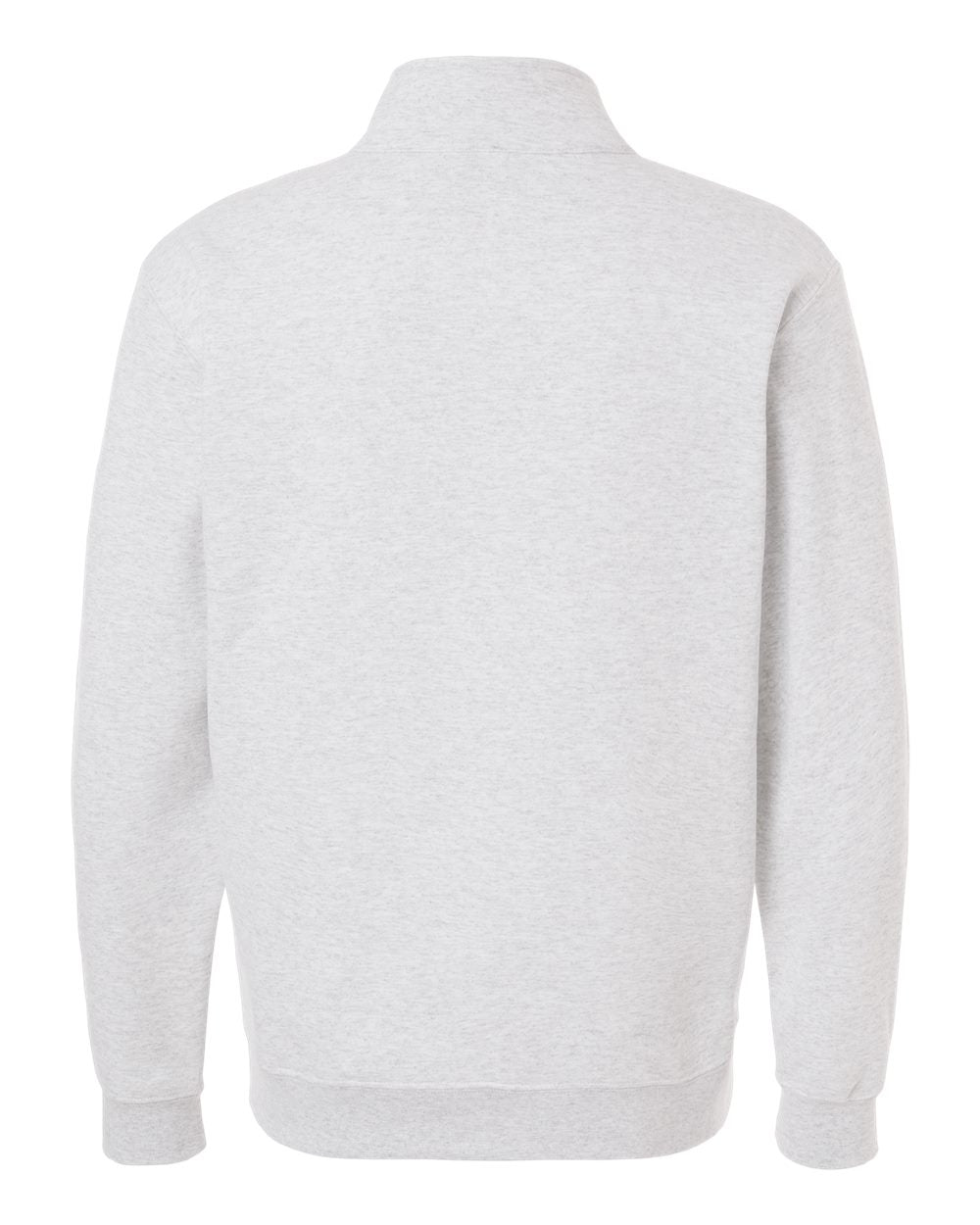 Gildan 18810 — Unisex Heavy Blend™ Quarter-Zip Sweatshirt — Ash (flat)