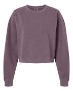 Comfort Colors 1566L — Women's Garment-Dyed Mid-Length Crewneck Sweatshirt — Dusk (flat)