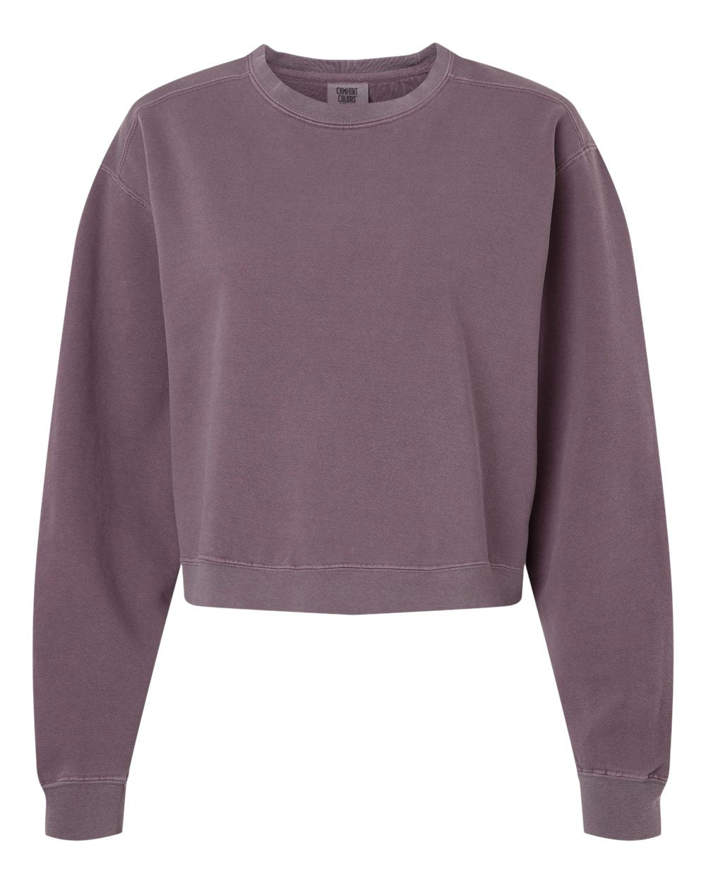 Comfort Colors 1566L — Women's Garment-Dyed Mid-Length Crewneck Sweatshirt — Dusk (flat)