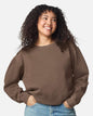 Comfort Colors 1566L — Women's Garment-Dyed Mid-Length Crewneck Sweatshirt — Espresso