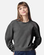 Comfort Colors 1566L — Women's Garment-Dyed Mid-Length Crewneck Sweatshirt — Pepper
