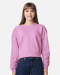 Comfort Colors 1566L — Women's Garment-Dyed Mid-Length Crewneck Sweatshirt — Rose Quartz