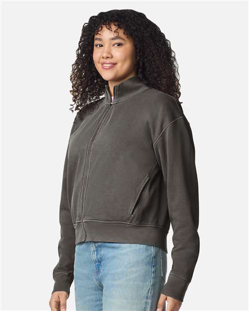 Comfort Colors 1570L - Women's Garment-Dyed Full-Zip Jacket - Pepper