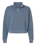 Comfort Colors 1580L - Women's Garment-Dyed Mid-Length Quarter-Zip Sweatshirt Comfort Colors