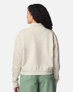 Comfort Colors 1580L - Women's Garment-Dyed Mid-Length Quarter-Zip Sweatshirt - Ivory