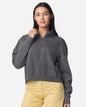 Comfort Colors 1580L — Women's Garment-Dyed Mid-Length Quarter-Zip Sweatshirt — Pepper
