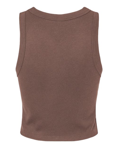 BELLA + CANVAS 1019 - Women's Micro Rib Racer Tank - Solid Cocoa Blend