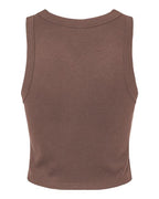 BELLA + CANVAS 1019 - Women's Micro Rib Racer Tank - Solid Cocoa Blend