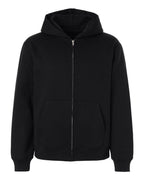 BELLA + CANVAS 4739 — Unisex 10 oz Full-Zip Hoodie Sweatshirt — Black (flat)