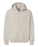BELLA + CANVAS 4739 — Unisex 10 oz Full-Zip Hoodie Sweatshirt — Dust (flat)