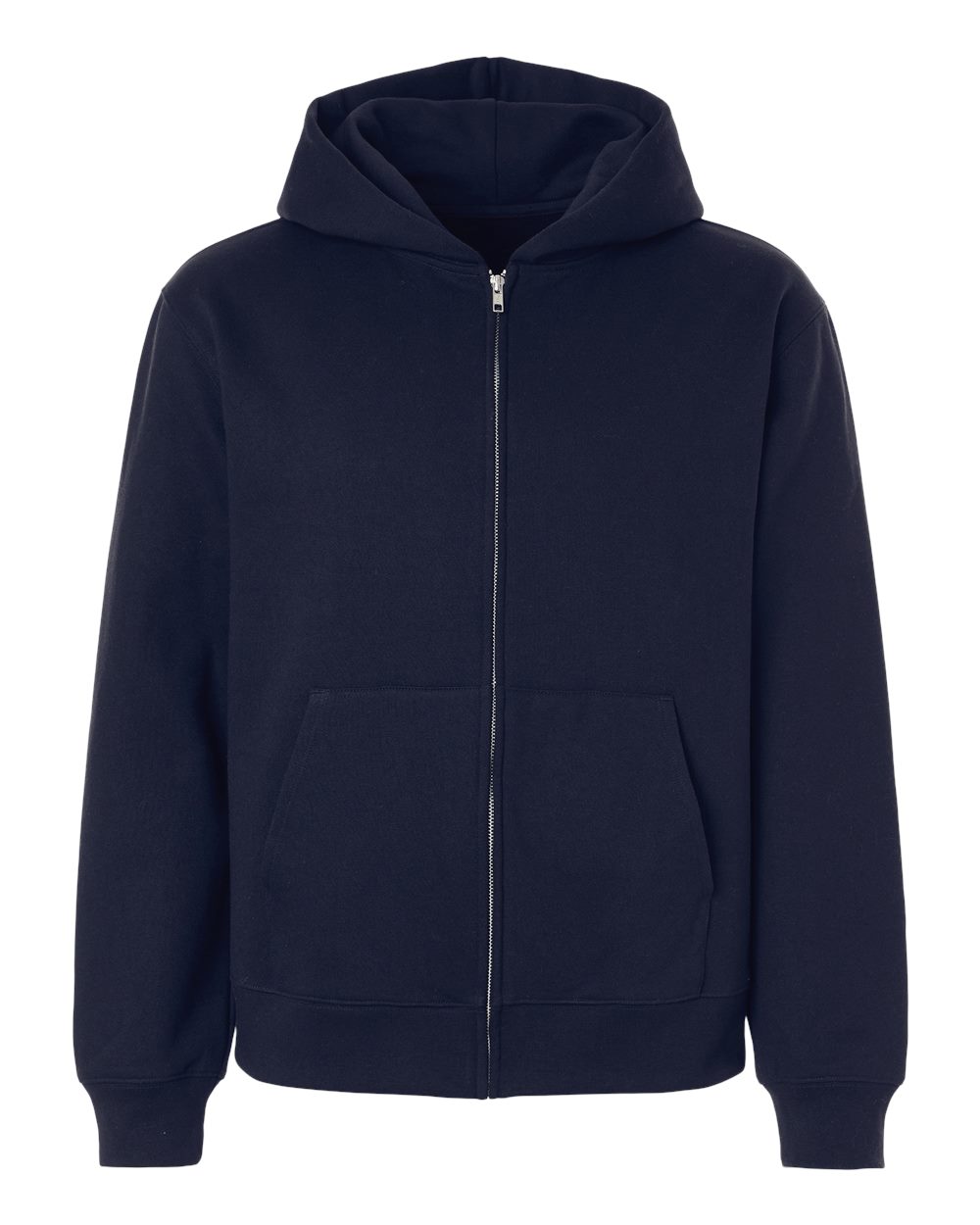 BELLA + CANVAS 4739 — Unisex 10 oz Full-Zip Hoodie Sweatshirt — Navy