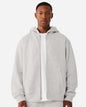 BELLA + CANVAS 4739 — Unisex 10 oz Full-Zip Hoodie Sweatshirt — Vintage Heather Grey