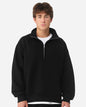 BELLA + CANVAS 4740 — Unisex 10 oz Quarter-Zip Pullover Sweatshirt — Black