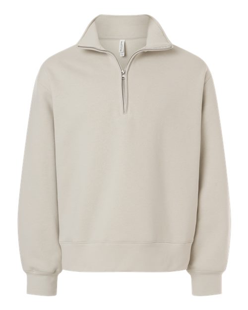 BELLA + CANVAS 4740 — Unisex 10 oz Quarter-Zip Pullover Sweatshirt - Dust
