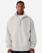 BELLA + CANVAS 4740 — Unisex 10 oz Quarter-Zip Pullover Sweatshirt — Vintage Heather Grey