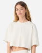 BELLA + CANVAS 6882GD — Women's Garment-Dyed Cropped Tee — Vintage White