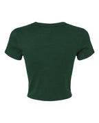 BELLA + CANVAS 1010 - Women's Micro Rib Baby Tee - Solid Forest Blend