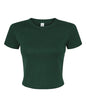 BELLA + CANVAS 1010 - Women's Micro Rib Baby Tee - Solid Forest Blend