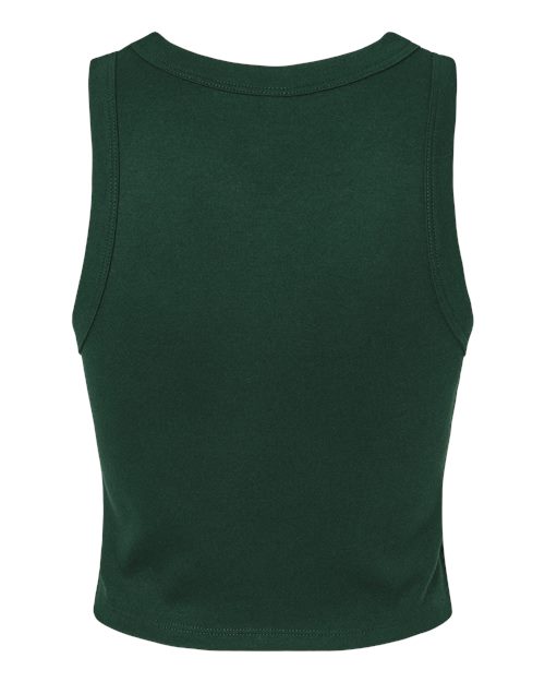 BELLA + CANVAS 1019 - Women's Micro Rib Racer Tank - Solid Forest Blend